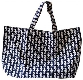 maritime XXL Strandtasche aus Cotton