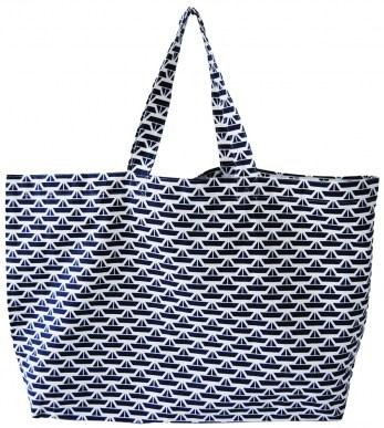 maritime XXL Strandtasche aus Cotton