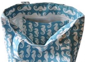 maritime Strandtasche aus Cotton