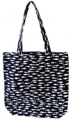 maritime Strandtasche aus Cotton