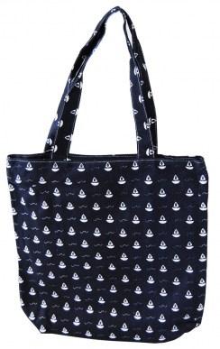 maritime Strandtasche aus Cotton