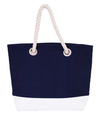 maritime XXL Strandtasche Shopper aus Segeltuch